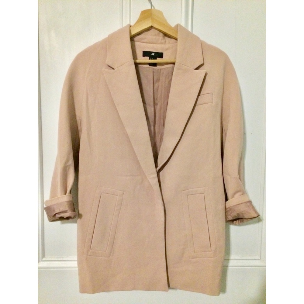 Blush Oversized Relaxed Blazer